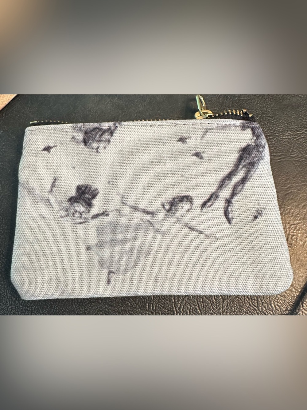 Peter Pan Themed Canvas Zip Pouch